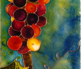 Vigne au soleil levant